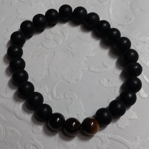 Other - Tiger Eye Beaded Bracelet